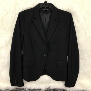 NEW EXPRESS DESIGN STUDIO SINGLE-BUTTON BLAZER